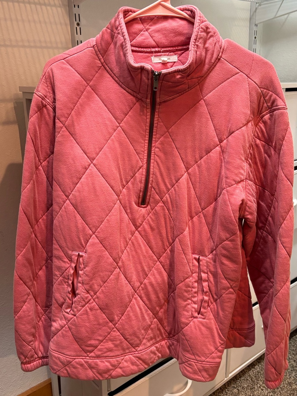 Maurices Coral Quilted Half-Zip Pullover Jacket